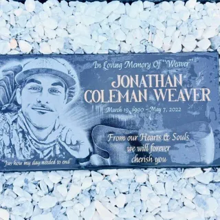 Headstone purchased by JC Weaver